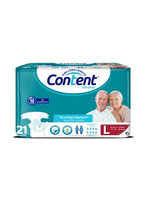 PAÑAL ADULTO CONTENT ULTRASEC TALLA L X 21